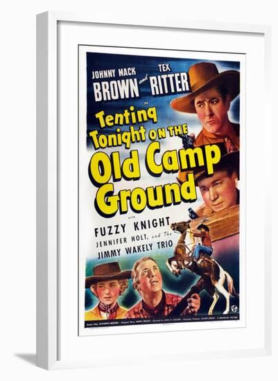 Tenting Tonight on the Old Camp Grounds, 1943-null-Framed Art Print