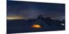 Tenting under the stars, italian alps, Sondrio district,  Lombardy, Italy.-ClickAlps-Mounted Photographic Print