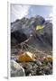 Tents of Mountaineers Along Khumbu Glacier, Mt Everest, Nepal-David Noyes-Framed Photographic Print