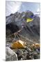 Tents of Mountaineers Along Khumbu Glacier, Mt Everest, Nepal-David Noyes-Mounted Premium Photographic Print