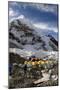 Tents of Mountaineers Scattered Along Khumbu Glacier, Base Camp, Mt Everest, Nepal-David Noyes-Mounted Photographic Print