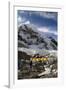 Tents of Mountaineers Scattered Along Khumbu Glacier, Base Camp, Mt Everest, Nepal-David Noyes-Framed Photographic Print