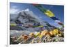 Tents of Mountaineers Scattered Along Khumbu Glacier, Base Camp, Mt Everest, Nepal-David Noyes-Framed Photographic Print