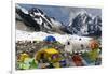 Tents of Mountaineers Scattered Along Khumbu Glacier, Base Camp, Mt Everest, Nepal-David Noyes-Framed Photographic Print