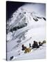 Tents on Southside of Everest, Nepal-Michael Brown-Stretched Canvas