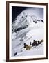 Tents on Southside of Everest, Nepal-Michael Brown-Framed Premium Photographic Print
