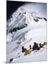 Tents on Southside of Everest, Nepal-Michael Brown-Mounted Premium Photographic Print
