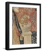 Tenture de la Dame à la Licorne : l'Odorat-null-Framed Giclee Print