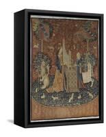 Tenture de la Dame à la Licorne : l'Ouie-null-Framed Stretched Canvas