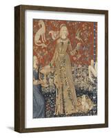 Tenture de la Dame à la Licorne : Le Goût-null-Framed Giclee Print