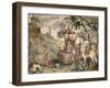 Tenture du prince chinois : "le voyage de l'Empereur"-Guy-Louis Vernansal-Framed Giclee Print