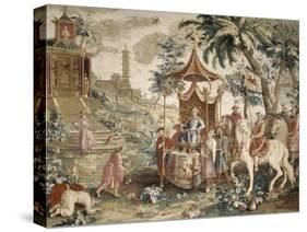 Tenture du prince chinois : "le voyage de l'Empereur"-Guy-Louis Vernansal-Stretched Canvas