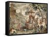 Tenture du prince chinois : "le voyage de l'Empereur"-Guy-Louis Vernansal-Framed Stretched Canvas