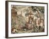 Tenture du prince chinois : "le voyage de l'Empereur"-Guy-Louis Vernansal-Framed Giclee Print