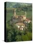 Tenuta La Volta, an Old Fortified Wine Cantina, Near Barolo, Piedmont, Italy, Europe-Newton Michael-Stretched Canvas