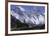 Tenzing Norgye Memorial Stupa with Mount Everest-John Woodworth-Framed Photographic Print