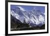 Tenzing Norgye Memorial Stupa with Mount Everest-John Woodworth-Framed Photographic Print