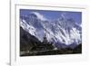 Tenzing Norgye Memorial Stupa with Mount Everest-John Woodworth-Framed Photographic Print