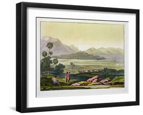 Teocalli, the Great Temple at Tenochtitlan, Mexico, Aztec-Gerolamo Fumagalli-Framed Giclee Print
