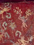 Fresco from the Palace of Tepantitla (Fresco) 407318 Little Figures-Teotihuacan-Premium Giclee Print
