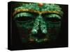 Teotihuacan Mosaic Sculpture Mask-Randy Faris-Stretched Canvas