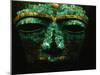 Teotihuacan Mosaic Sculpture Mask-Randy Faris-Mounted Photographic Print