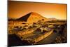 Teotihuacan's Pyramid of the Sun-Randy Faris-Mounted Photographic Print