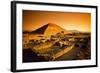 Teotihuacan's Pyramid of the Sun-Randy Faris-Framed Photographic Print