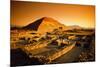 Teotihuacan's Pyramid of the Sun-Randy Faris-Mounted Photographic Print