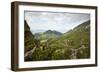 Tepee village on the Klewenalp with basin Ried (village) in Switzerland-Rasmus Kaessmann-Framed Photographic Print