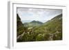 Tepee village on the Klewenalp with basin Ried (village) in Switzerland-Rasmus Kaessmann-Framed Photographic Print