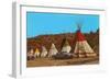 Tepees-null-Framed Art Print