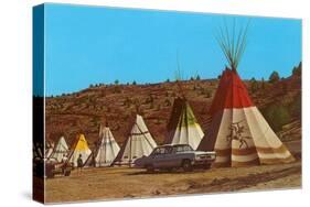 Tepees-null-Stretched Canvas
