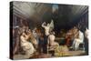 Tepidarium, 1853-Theodore Chasseriau-Stretched Canvas