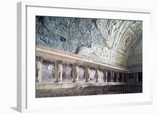 Tepidarium, Forum Baths, Pompeii-null-Framed Photographic Print