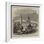 Teplitz, Bohemia, Lately Visited by the King and Queen of Sweden-null-Framed Giclee Print