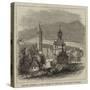 Teplitz, Bohemia, Lately Visited by the King and Queen of Sweden-null-Stretched Canvas