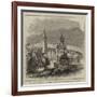 Teplitz, Bohemia, Lately Visited by the King and Queen of Sweden-null-Framed Giclee Print