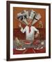 Teppan, Japanese Chef-John Howard-Framed Giclee Print