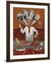 Teppan, Japanese Chef-John Howard-Framed Giclee Print