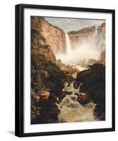 Tequendama Falls, near Bogota, New Granada-Frederic Edwin Church-Framed Premium Giclee Print