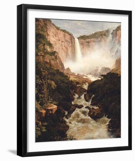 Tequendama Falls, near Bogota, New Granada-Frederic Edwin Church-Framed Premium Giclee Print