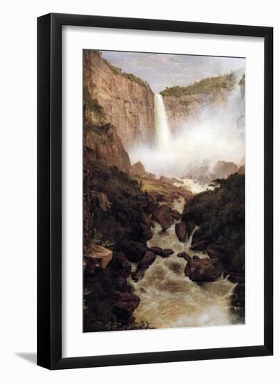 Tequendama Falls, Near Bogota, New Granada-Frederic Edwin Church-Framed Art Print