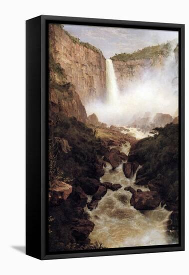 Tequendama Falls, Near Bogota, New Granada-Frederic Edwin Church-Framed Stretched Canvas