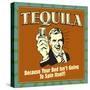 Tequila! Because Your Bed Isn't Going to Spin Itself!-Retrospoofs-Stretched Canvas