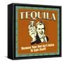 Tequila! Because Your Bed Isn't Going to Spin Itself!-Retrospoofs-Framed Stretched Canvas