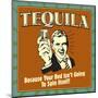 Tequila! Because Your Bed Isn't Going to Spin Itself!-Retrospoofs-Mounted Poster