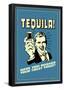 Tequila Have You Hugged Your Toilet Today Funny Retro Poster-null-Framed Poster