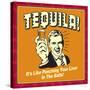 Tequila Punching Liver-Retrospoofs-Stretched Canvas