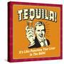 Tequila Punching Liver-Retrospoofs-Stretched Canvas